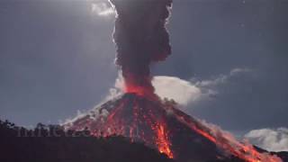 Reventador volcanic activity in realtime [upl. by Adil704]