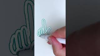 Draw m to Love easy drawing ideas for kids kids creative inspiration love [upl. by Arim]