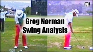 Greg Norman Golf Swing Analysis [upl. by Aldred]