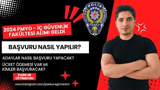 2024 POLİS MESLEK YÜKSEK OKULU  PMYO   İÇ GÜVENLİK FAKÜLTESİ ALIMI GELDİ  BAŞVURU NASIL YAPILIR [upl. by Lamok]