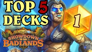 TOP 5 BEST DECKS from DELVE INTO DEEPHOLM MINISET How to HIT LEGEND and STAY LEGEND  Hearthstone [upl. by Beisel]