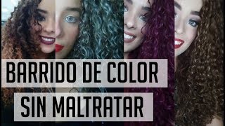 Como quitar tinte permanente o fantasia sin DECOLORAR ni DAÑAR el cabello  Método seguro [upl. by Danette]