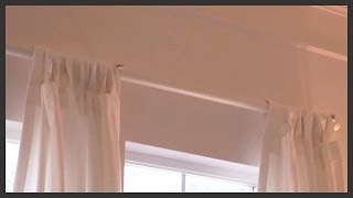 How to install a curtain rod [upl. by Stiegler]