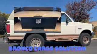 Full Size Ford Bronco Cargo Drawer and Sliding Deck [upl. by Temme269]