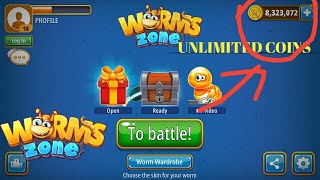 Worms zone game hacked unlimited coins  unlimited snake [upl. by Akemrehs]