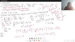 COUPLED PENDULUM PART WITH SPRING USING LAGRANGES EQUATION PART 2 [upl. by Dirrej174]