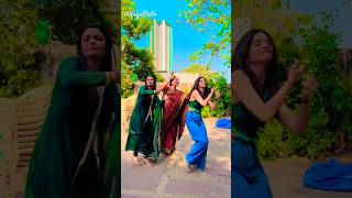 Savi Harini amp Ashwini New Dance on Thumak  Thumak shorts bts reel [upl. by Airdnahs805]