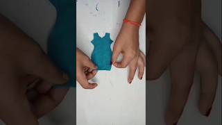 Model dress cutting tutorial  model dress  shortviral [upl. by Smitt724]