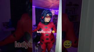 Ladybugs bedroom 😏🫡 cosplay tiktok cosplayer miraculous Ladybug catnoir Ladynoir kiss [upl. by Aehsal531]