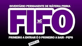 MÉTODO FIFO PEPS INVENTÁRIO PERMANENTE DE MATERIA PRIMA [upl. by Adlar557]