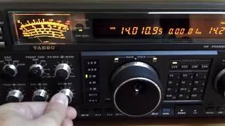 Yaesu FT1000D Vs Icom 7300 CW on 20 meters  2° Videos  IW2NOY [upl. by Llewkcor]