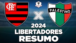 Flamengo domina Palestino no Maracanã vence com gol de estreante e desencanta na Libertadores [upl. by Ramu]