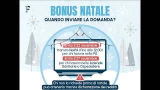 Bonus Natale 2024 100 euro tutto su scadenza modulo di domanda come richiederlo a chi spetta [upl. by Drusilla]