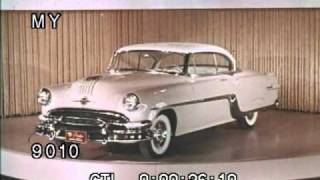 1950s Auto Show with Chevy Pontiac Oldsmobile Buick and Cadillac [upl. by Queenie]