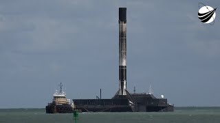 SpaceX  American Broomstick  Return to Port  B10524 [upl. by Nosahc191]