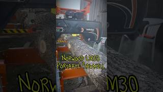 Norwood Portable Sawmill in action for the first time Check out full length video sawmill [upl. by Nylireg428]