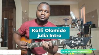 Koffi Olomide julia Rhythm Intro prt  1 [upl. by Roinuj]