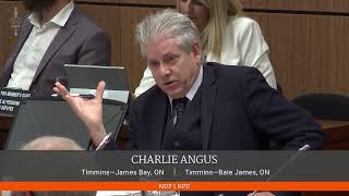 Charlie Angus Pushes TMX Corporation for Answers [upl. by Tisha]