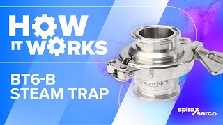 Spirax Sarco  BT6B Steam Trap  How It Works [upl. by Adnauqaj]