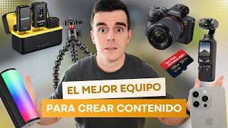 El Mejor Equipo para Empezar en YouTube en 2024 Cámaras Micrófonos Luces y Más [upl. by Blase486]