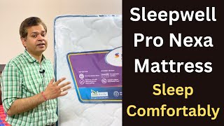 Sleepwell Pro Nexa Classic Mattress Good For Back pain amp Comfortable in Sleeping [upl. by Lorenz558]