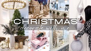 CHRISTMAS DECORATE WITH ME  Christmas Decorating Ideas  Christmas Decor Ideas [upl. by Patrice16]