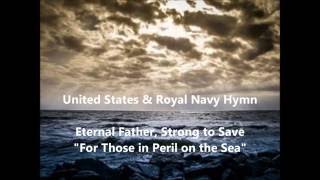 NAVY HYMN  ETERNAL FATHER STRONG TO SAVE Lyrics words text UNITED STATES ROYAL sing along song [upl. by Aliwt967]