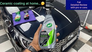 Full Review  Turtle Ceramic Spray Coating Vs Turtle wax ice Seal and Shine Spray Coating  pro cons [upl. by Akimak]