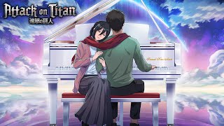 Attack on Titan Emotional and Sad Music Mix Peaceful Sleep Relaxing Study Piano Music [upl. by Manvel505]