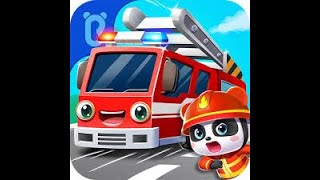 Little Panda Fireman  Becoming a firefighter  games for children  Babybus [upl. by Arised]