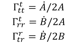 Christoffel Symbols for Birkhoffs Theorem [upl. by Kress]