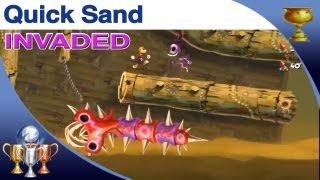 Rayman Legends  Quick Sand  INVADED Gold Cup Teensies in Trouble Invasion PS4  Xbox One [upl. by Meek93]