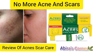 Review Of Acnes Scar Care Gel  How To Use  Medicated Acne Scar Treatment  Abiras Corner [upl. by Gargan]