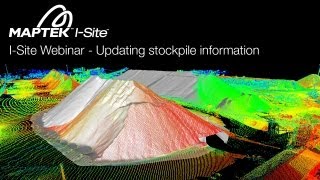 ISite Webinar  Updating Pit Topography and Stockpile Information with Minimal Scanning [upl. by Nitsed714]