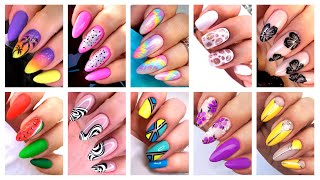 Nails Art Design 2021 ☀️ Best Summer Nail Art Compilation [upl. by Shewchuk]