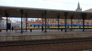 SKM Tricity Trains at Gdańsk Główny Railway Station  POLAND [upl. by Yesnnyl]