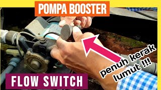 Perbaikan Otomatis Flow Switch Pompa Pendorong Air Dari Toren Atau Pompa Booster WASSER PB 218 EA [upl. by Akinehs]