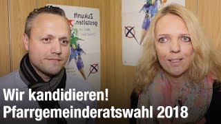 Pfarrgemeinderatswahl 2018  Ich kandidiere [upl. by Llenal916]