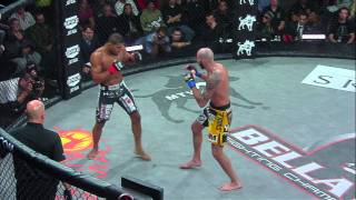 Bellator MMA Moment Douglas Lima KOs Ben Saunders [upl. by Grunenwald28]