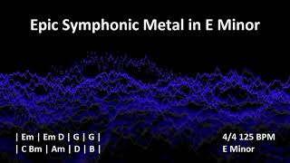 Epic Symphonic Power Metal Backing Track in E Minor [upl. by Cammi]