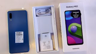 SAMSUNG GALAXY M02 UNBOXING [upl. by Eirak]