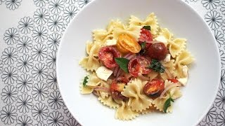 ENG Simple Tomato Pasta Salad  피크닉 갈때 좋은 파스타 샐러드 만들기 [upl. by Akemrej]