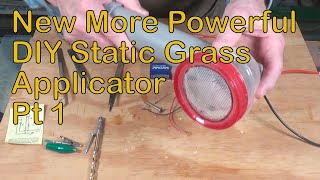 New More Powerful DIY Static Grass Applicator Pt1 165 [upl. by Elle]