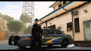 GTA 5 Playing As A Cop  Sheriff Back On Patrol  LSPDFR  Realism [upl. by Jodi368]