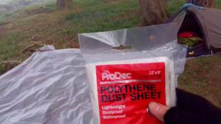 ULTRALIGHT GROUND TARPS CHEAP OPTION [upl. by Saidel]