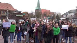 Fridays for Future Schüler demonstrieren in Ganderkesee [upl. by Aivirt]