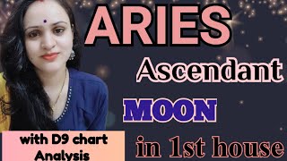 ARIES ASCENDANT  MOON IN 1ST HOUSE  CONJUNCTION WITH ALL OTHER PLANETS [upl. by Kcirde]