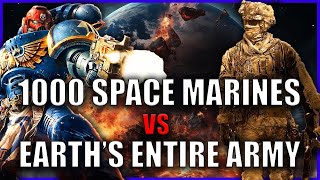 Could a Single Space Marine Chapter Conquer Earth  Warhammer 40k Lore [upl. by Llenral]