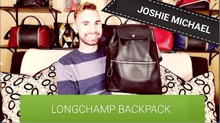 LONGCHAMP Le Foulonné Backpack REVIEW [upl. by Aikenahs]