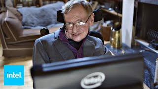 Stephen Hawking amp Intel Technology Break Down Communication Barriers  Intel [upl. by Nnairda]